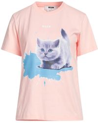 MSGM - T-shirt - Lyst