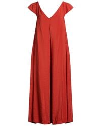 Alpha Studio - Midi Dress Modal, Polyester - Lyst