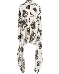 MSGM - Cream Shirt Linen - Lyst