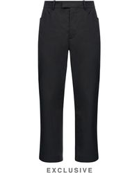 8 by COCO CAPITÁN - Jerry Oilskin Oficina Trouser Pants Polyamide, Cotton, Acrylic - Lyst