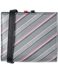 Thom Browne - Crossbody Wallet Leather - Lyst