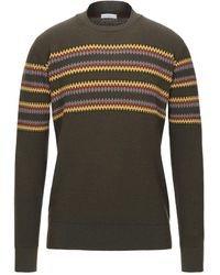 Paolo Pecora - Military Sweater Virgin Wool, Polyamide - Lyst