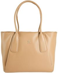 Tommy Hilfiger - Camel Handbag Polyurethane - Lyst