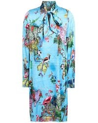 Shirtaporter - Mini Dress Viscose, Elastane - Lyst
