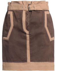 Alberta Ferretti - Mini Skirt Cotton, Elastane - Lyst