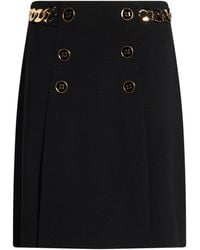 Clips More - Mini Skirt Polyester, Wool, Elastane - Lyst
