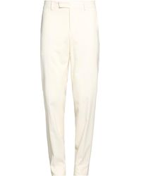 Lardini - Ivory Pants Wool, Elastane - Lyst