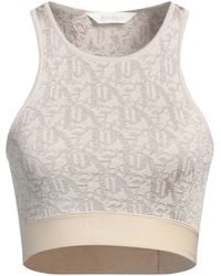 Palm Angels - Monogram Jacquard Knit Bra Top - Lyst