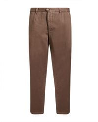 Briglia 1949 - Taupe Pants Cotton - Lyst