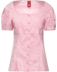 Womens Clothing Tops T-shirts Michelle Windheuser Cotton Shirt in Pink 