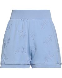 ARMANI EXCHANGE - Light Shorts & Bermuda Shorts Cotton, Polyester, Elastomultiester - Lyst