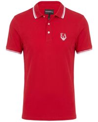 Emporio Armani - Polo Shirt Cotton, Elastane - Lyst