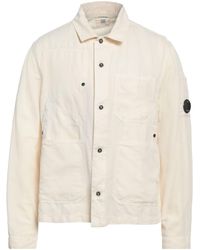 C.P. Company - Ivory Shirt Cotton, Linen - Lyst