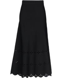 Sandro 3/4 Length Skirt - Black