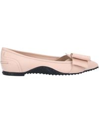 Alessandro Dell'acqua - Ballet Flats Leather, Elastic Fibres - Lyst