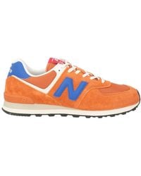 New Balance - 574 Sneakers Leather, Textile Fibers - Lyst