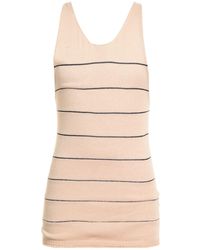 Messagerie - Tank Top Linen, Viscose, Cotton - Lyst