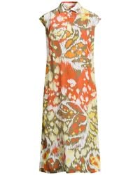 Caliban - Robe Midi - Lyst