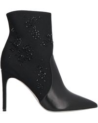Rene Caovilla - Ankle Boots Textile Fibers, Leather - Lyst