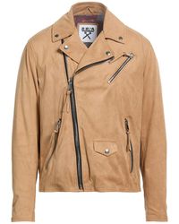 Berna - Camel Jacket Polyester, Elastane - Lyst
