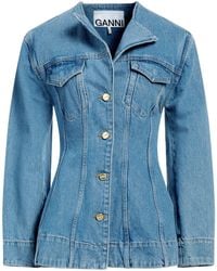 Ganni - Jeansjacke/-mantel - Lyst