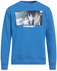 Parkoat - Azure Sweatshirt Cotton, Polyester - Lyst