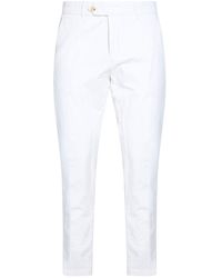 BOSS - Pants Cotton, Linen, Elastane - Lyst