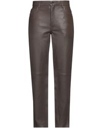 TOTEME - Pants Lambskin - Lyst