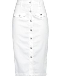 Liu Jo - Midi Skirt Cotton, Polyester, Elastane - Lyst