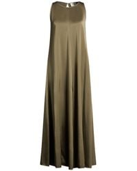 forte_forte - Military Maxi Dress Silk, Elastane - Lyst