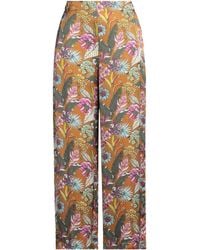 Altea - Mustard Pants Viscose - Lyst