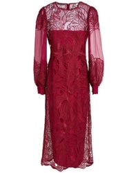 Alberta Ferretti - Midi Dress - Lyst