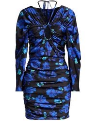 SIMONA CORSELLINI - Party Edition Mini Dress Polyester, Elastane - Lyst