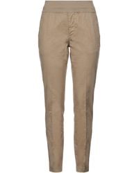 European Culture - Khaki Pants Cotton, Elastane - Lyst