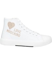 Love Moschino - Sneakers Leather - Lyst
