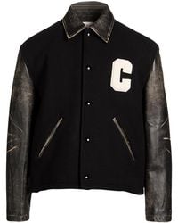 Celine - Jacket Cotton, Goat Skin - Lyst