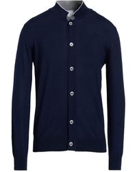 Eleventy - Platinum Cardigan Wool, Silk - Lyst