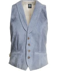 Eleventy - Tailored Vest Goat Skin - Lyst