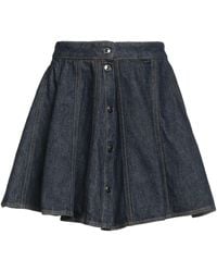 MSGM - Denim Skirt - Lyst