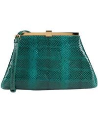 N°21 - Emerald Clutch Leather - Lyst