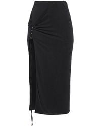 Jacquemus - Croissant Midi Skirt With Draped Design - Lyst
