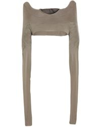 Rick Owens - Military Top Cupro, Elastane - Lyst