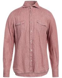 Giannetto Portofino - Pastel Shirt Linen - Lyst