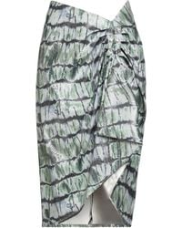 Stella Jean - Midi Skirt Polyurethane, Polyester - Lyst