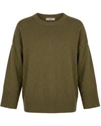 Carla G - Military Sweater Polyacrylic, Alpaca Wool, Polyamide, Polyester - Lyst