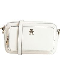Tommy Hilfiger - Ivory Cross-Body Bag Polyurethane - Lyst
