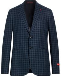 Isaia - Blazer Wool, Silk - Lyst