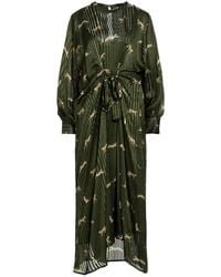 Ballantyne - Dark Maxi Dress Silk - Lyst