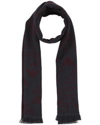 Emporio Armani - Burgundy Scarf Wool - Lyst