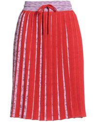 Missoni - Plissierter minirock aus melierter wolle - Lyst